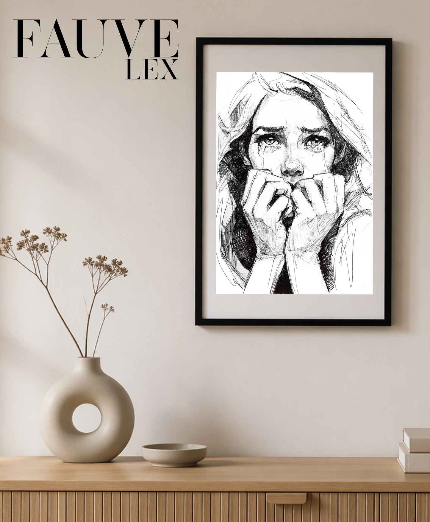 Seelenstumm Fine Art Kunstdruck DIN A3