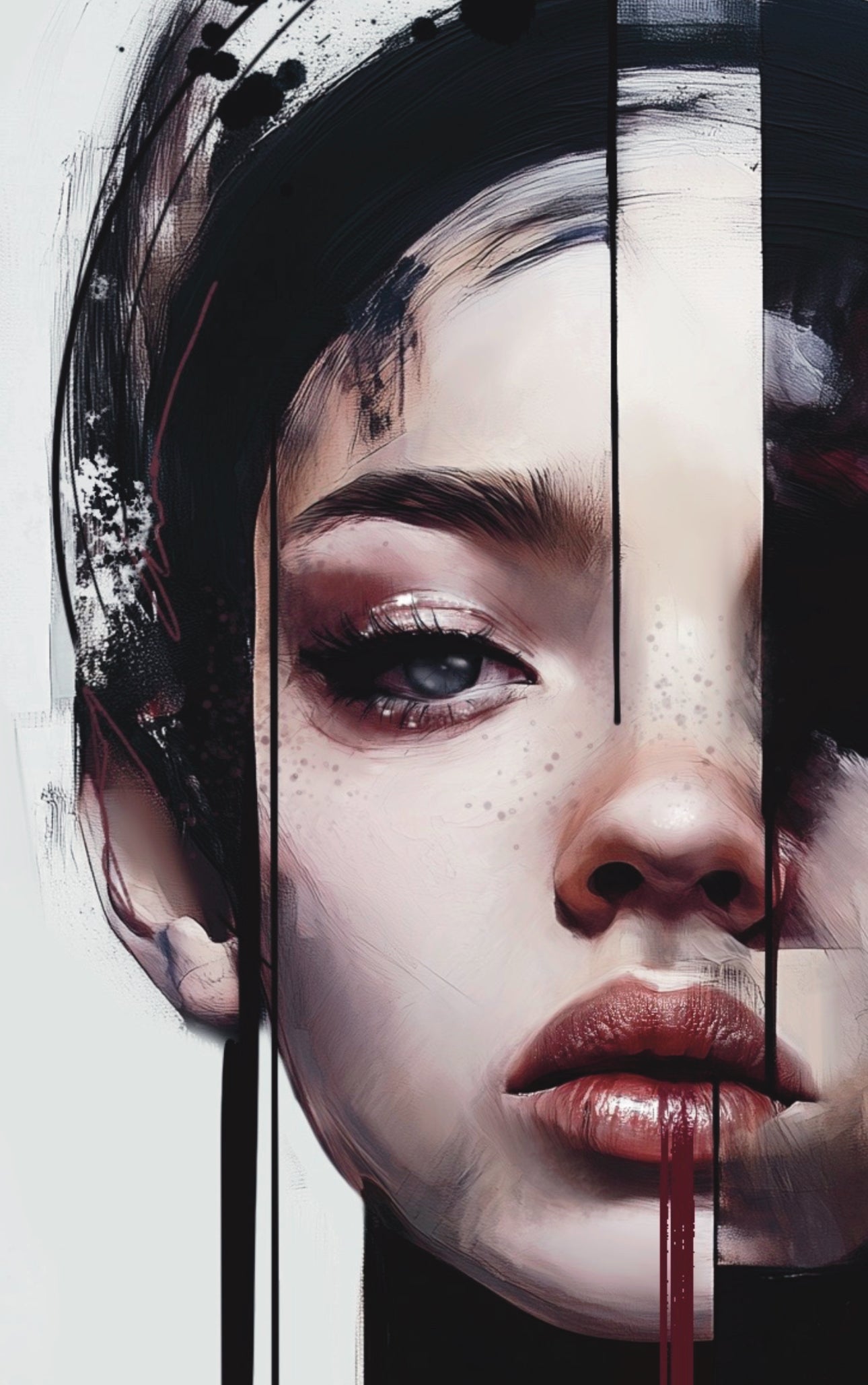"Shattered Mirrors" Print by Fauve Lex